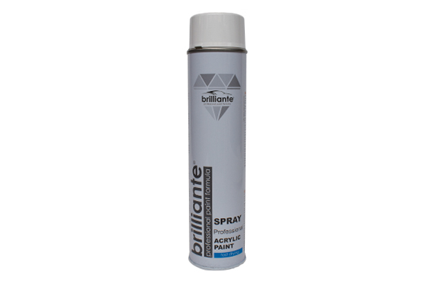 Vopsea spray auto BRILLIANTE 05235, acrilica, alb clasic lucios (RAL 9003), recipient 600 ml