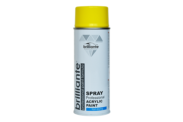 Vopsea spray auto BRILLIANTE 10507, galben cadmiu (RAL 1021), recipient 400 ml