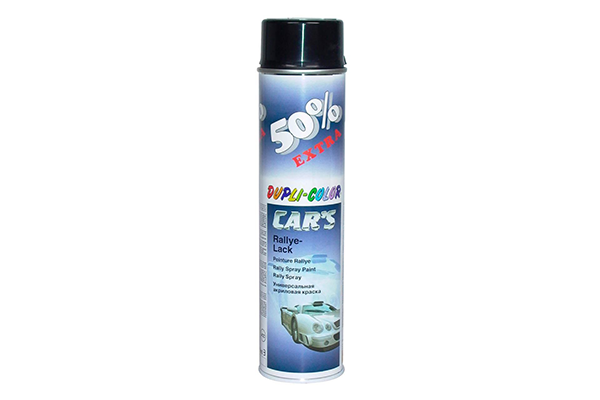 Spray vopsea auto DUPLI-COLOR 78974, negru lucios, pentru jante, recipient 600 ml