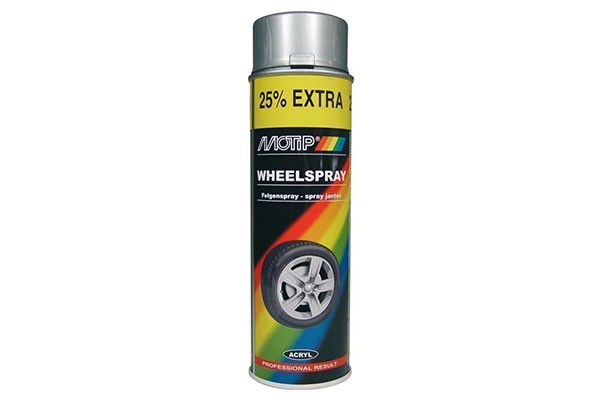 Spray vopsea pentru jante MOTIP 382306, argintiu, recipient 500 ml