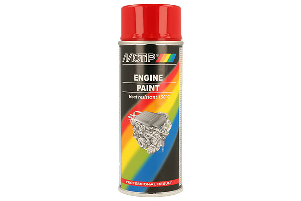 Spray vopsea auto pentru motor MOTIP 315070, rosu, recipient 400 ml