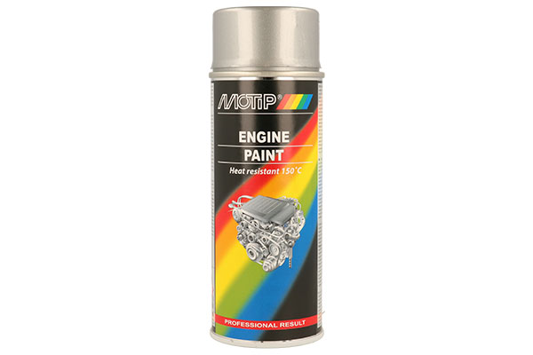 Spray vopsea auto pentru motor MOTIP 315072, gri, recipient 400 ml