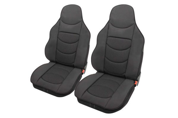 Set huse scaun pentru camioane, UMBRELLA Truck 45174, piele ecologica si velur, rosu, pentru MAN TGX Euro 6, -2021