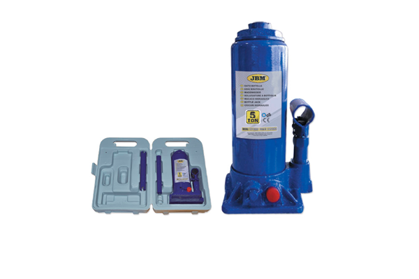 Cric hidraulic in cutie din plastic JBM 00969, capacitate de ridicare 2 tone
