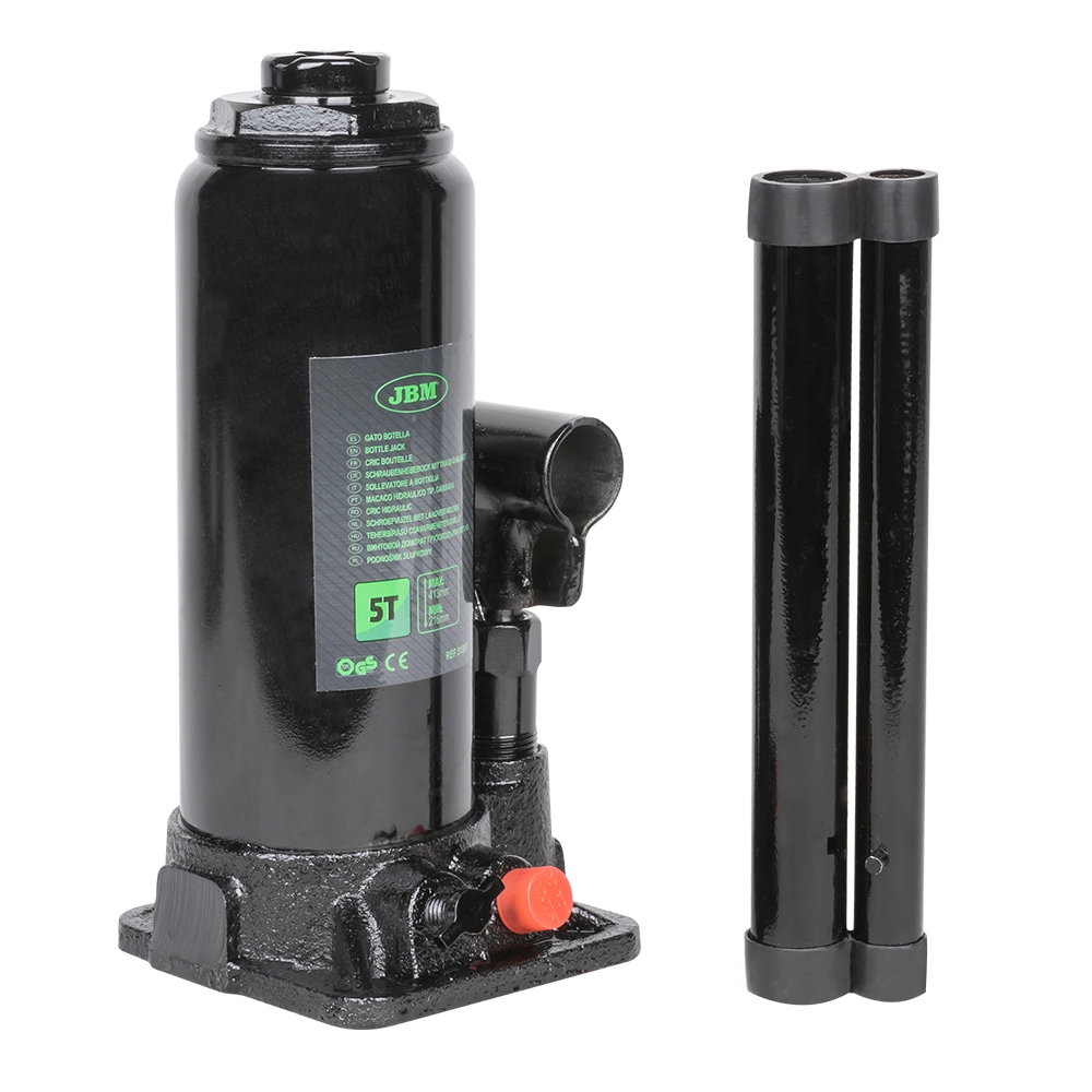Cric hidraulic in cutie din plastic JBM 51907, capacitate de ridicare 5 tone