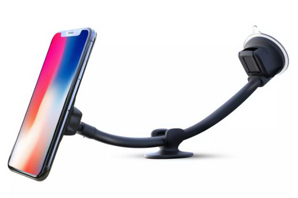 Suport telefon magnetic auto MEGA DRIVE 02809, fixare pe parbriz cu ventuza