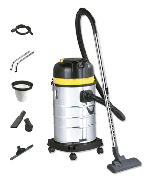 Aspirator industrial umed-uscat JBM 51837, putere 1200 W, putere vacuum 17 kPa, lungime furtun 1.5 m, volum rezervor 30 litri