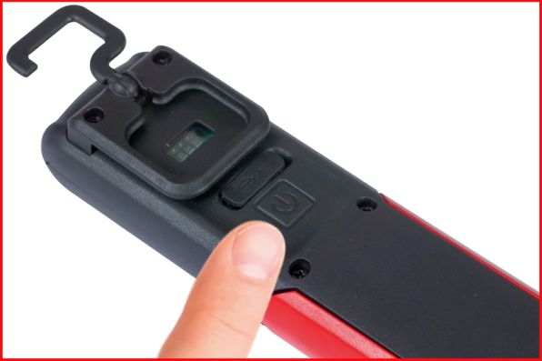 Lampa de mana mobila pentru atelier KS TOOLS 150.4495, pliabila, iluminare LED 3 W, acumulator Li-ion 3.7 V, 1.2 Ah