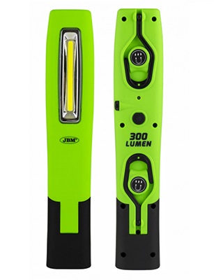 Lampa de lucru JBM 54122, iluminare LED 3W, 300 lumeni, prindere magnetica, baza articulata, acumulator Li-ion 3.7 V, 2000 mAh