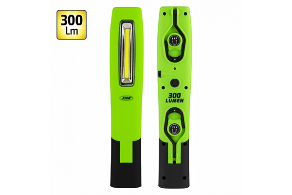 Lampa de lucru JBM 54122, iluminare LED 3W, 300 lumeni, prindere magnetica, baza articulata, acumulator Li-ion 3.7 V, 2000 mAh