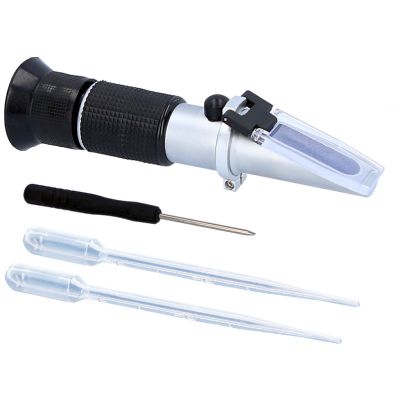 Refractometru KS TOOLS 550.1285, aparat optic pentru verificarea lichidului bateriei, antigelului, AdBlue