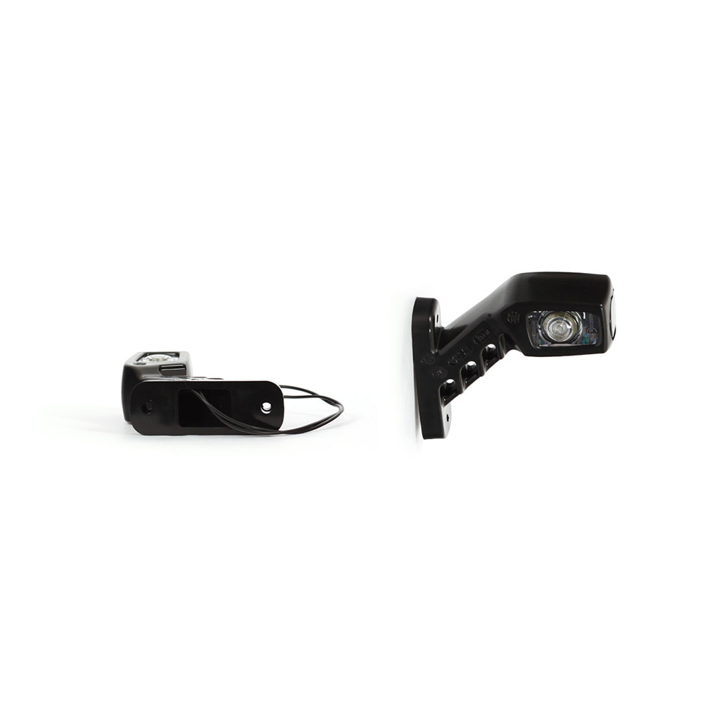 Lampa gabarit LED, cu brat, 241P W49, 12V-24V, pozitie, alb / rosu / portocaliu, dreapta, WAS 43384