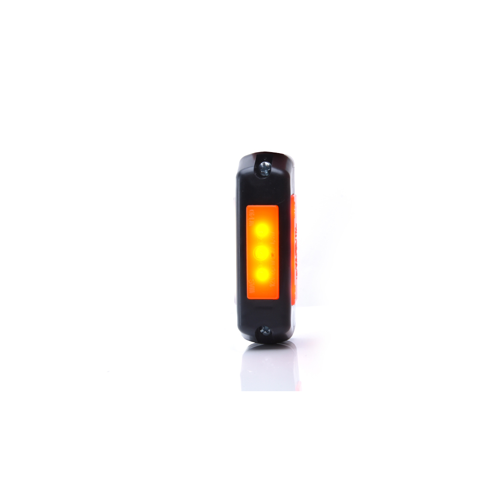 Lampa gabarit LED, 1080/I W140, 12V-24V, pozitie, alb / rosu / portocaliu, WAS 43455