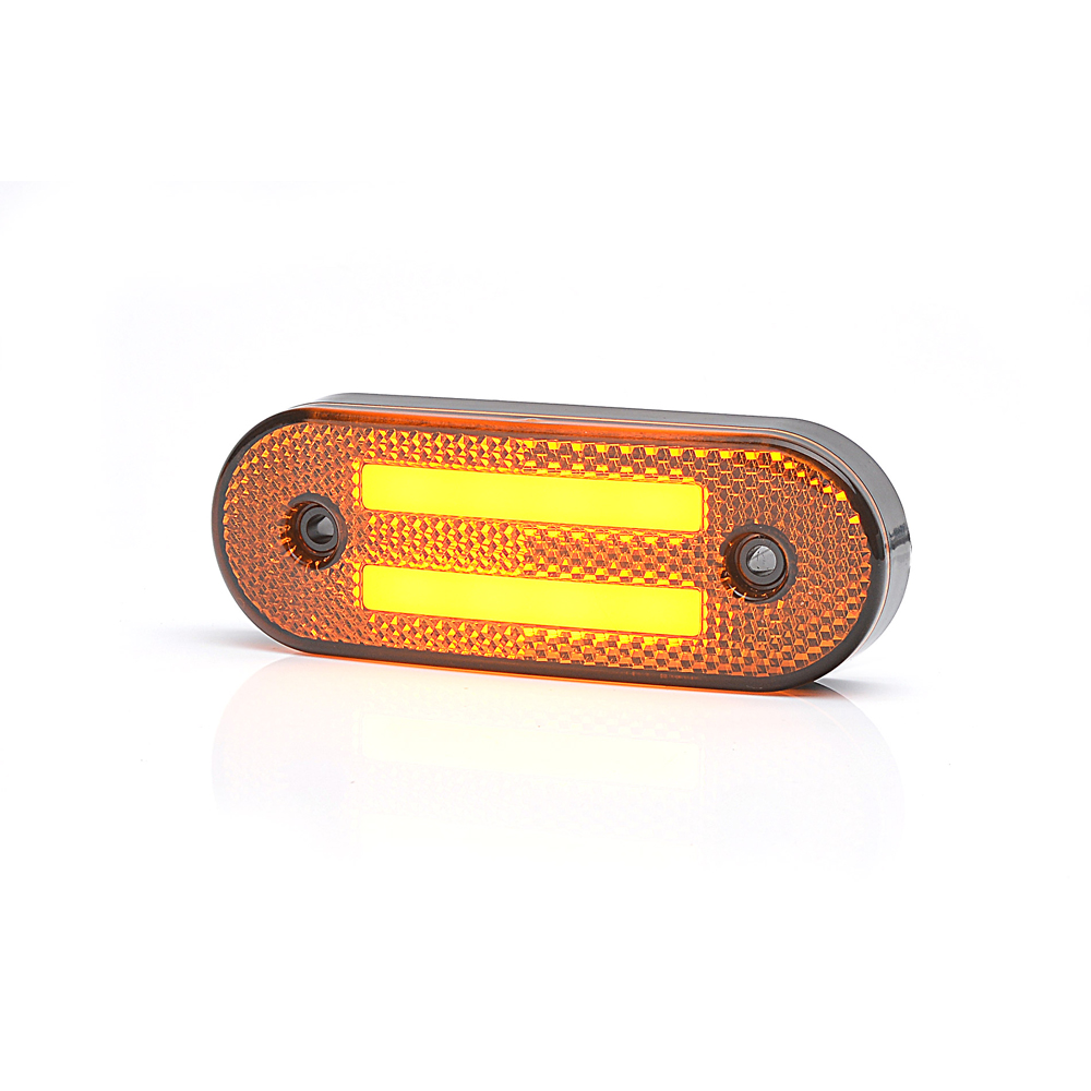 Lampa gabarit LED, 1223 W175, 12V-24V, pozitie, portocaliu, WAS 43486