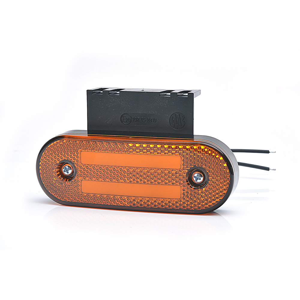 Lampa gabarit LED, 1223 W175, 12V-24V, pozitie, portocaliu, WAS 43486