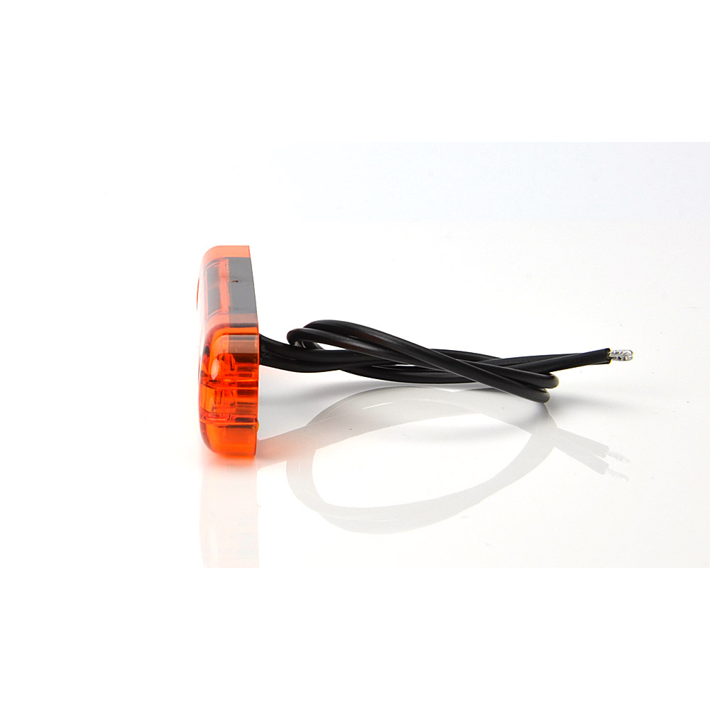 Lampa gabarit LED, 711 W97.2, 12V-24V, pozitie, portocaliu, WAS 43413