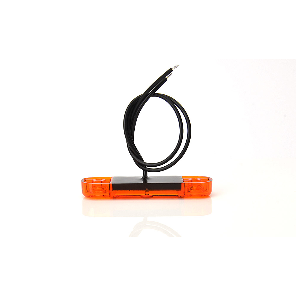 Lampa gabarit LED, 711 W97.2, 12V-24V, pozitie, portocaliu, WAS 43413