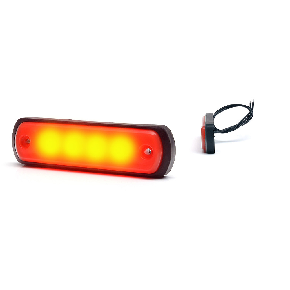 Lampa gabarit LED, 1342 W189N, 12V-24V, pozitie, rosu, WAS 43501