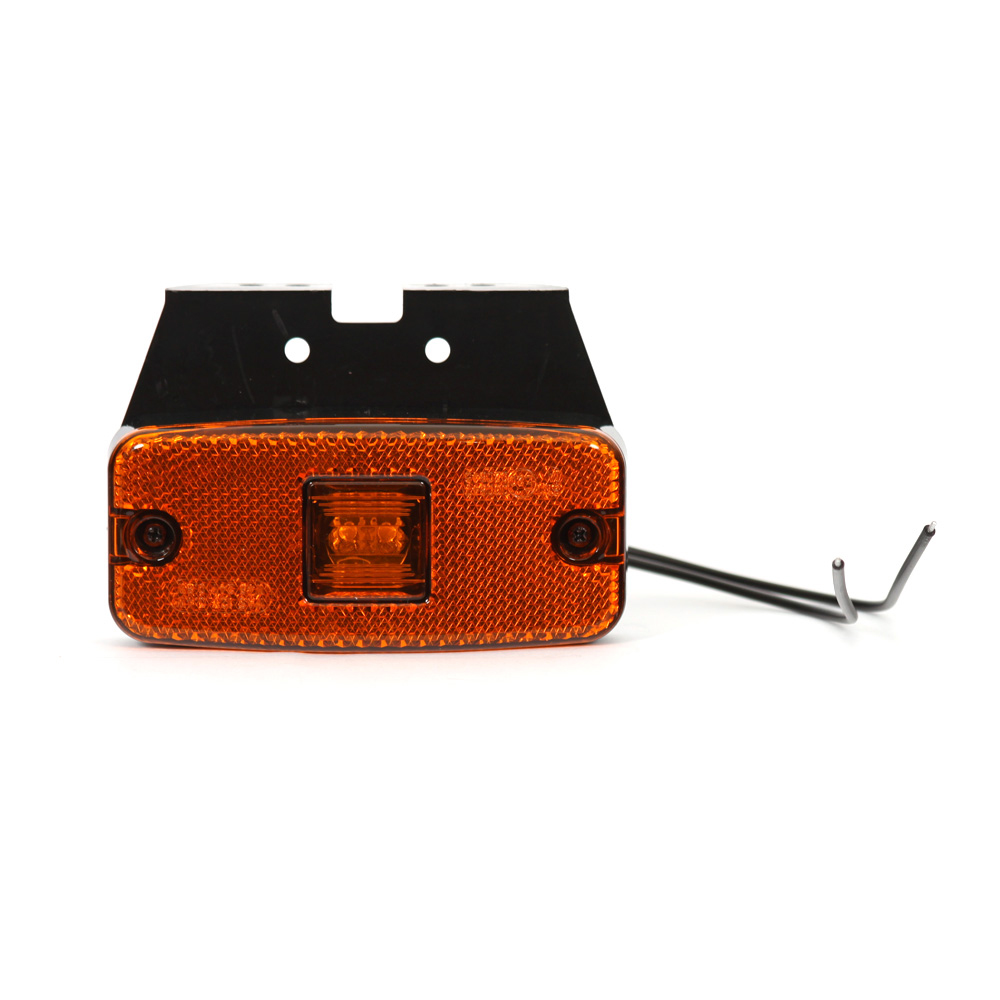 Lampa gabarit LED, 223Z W46, 12V-24V, pozitie, portocaliu, WAS 43380