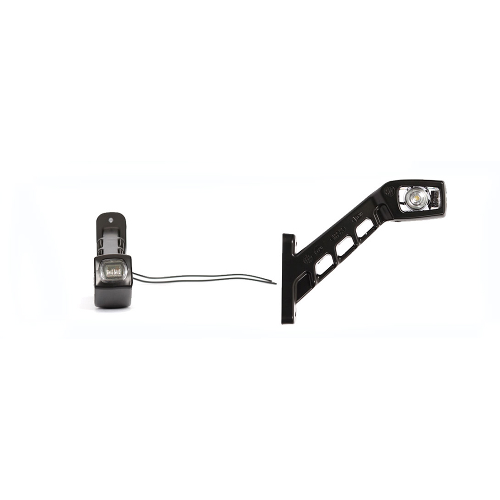 Lampa gabarit LED, cu brat, 238P W48, 12V-24V, pozitie alb / rosu / portocaliu, dreapta, WAS 43382