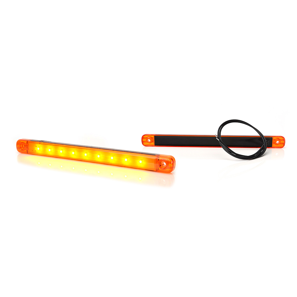 Lampa gabarit LED, 717 W97.4, 12V-24V, pozitie, portocaliu, WAS 43419