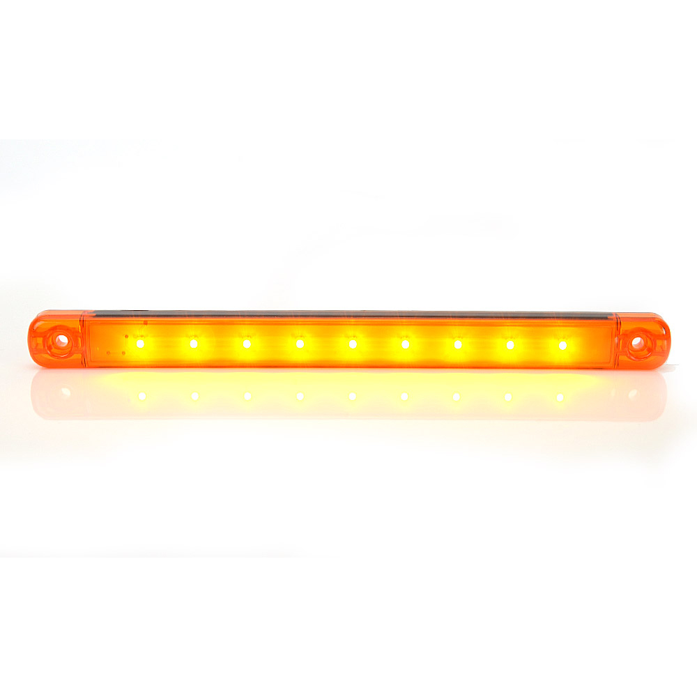 Lampa gabarit LED, 717 W97.4, 12V-24V, pozitie, portocaliu, WAS 43419
