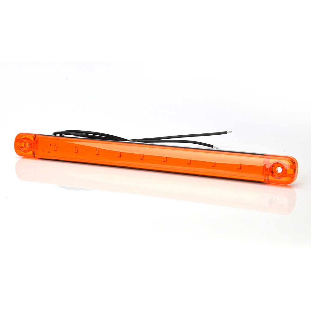 Lampa gabarit LED, 717 W97.4, 12V-24V, pozitie, portocaliu, WAS 43419