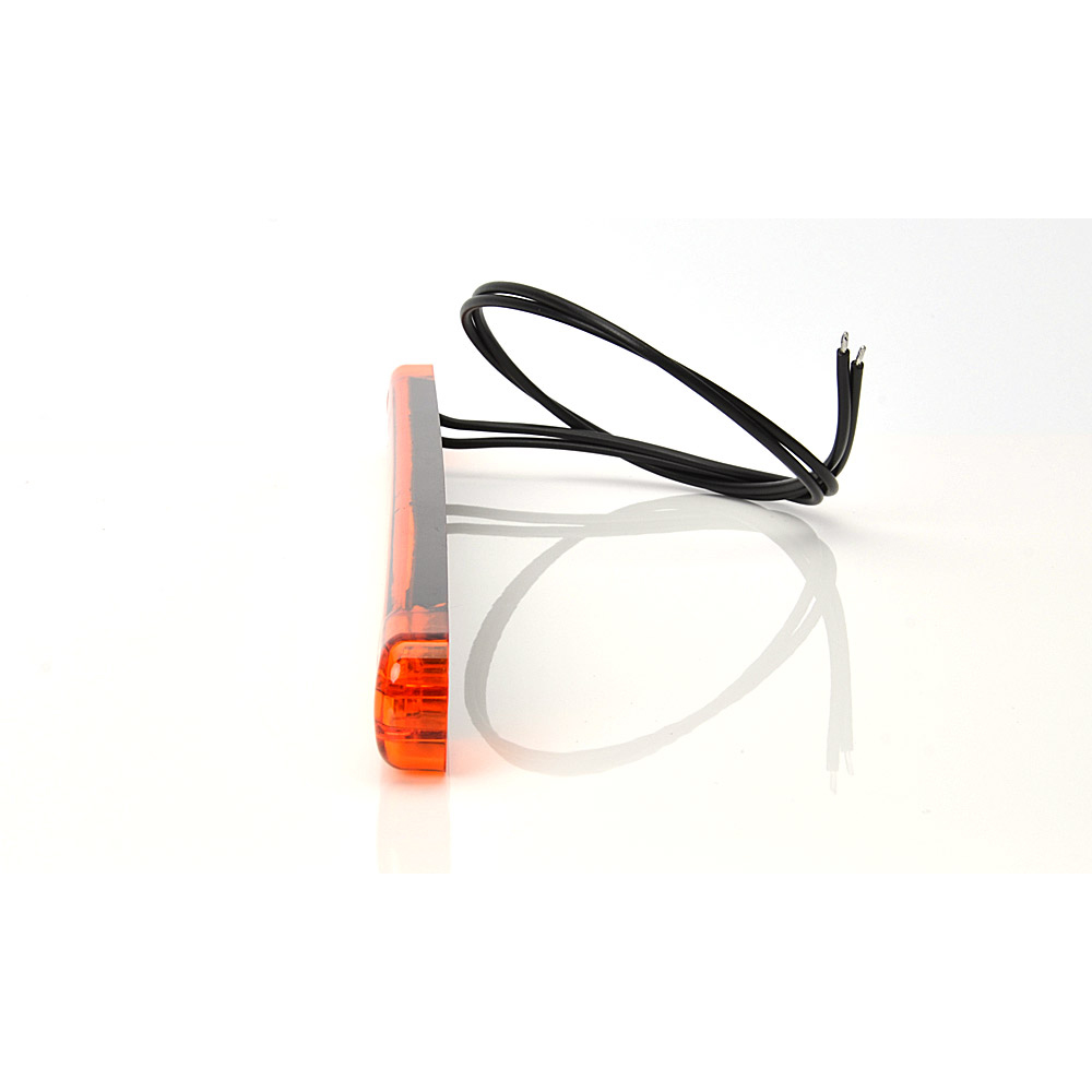 Lampa gabarit LED, 717 W97.4, 12V-24V, pozitie, portocaliu, WAS 43419
