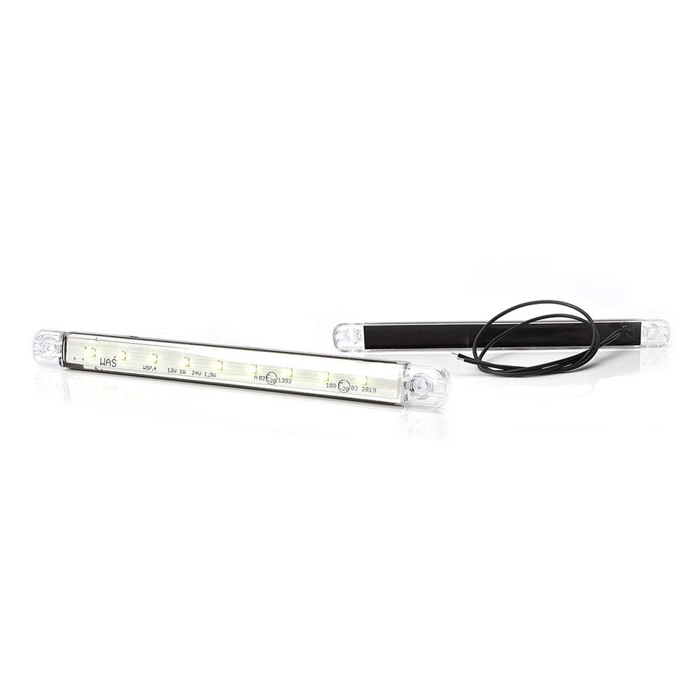 Lampa gabarit LED, 719 W97.4, 12V-24V, pozitie, alb, WAS 43421