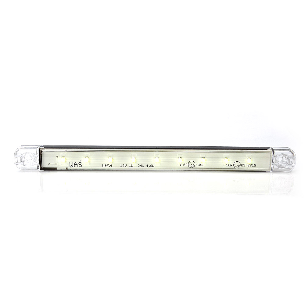 Lampa gabarit LED, 719 W97.4, 12V-24V, pozitie, alb, WAS 43421