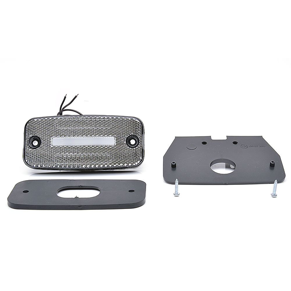 Lampa gabarit LED, 1136 W157, 12V-24V, pozitie alb, WAS 43469
