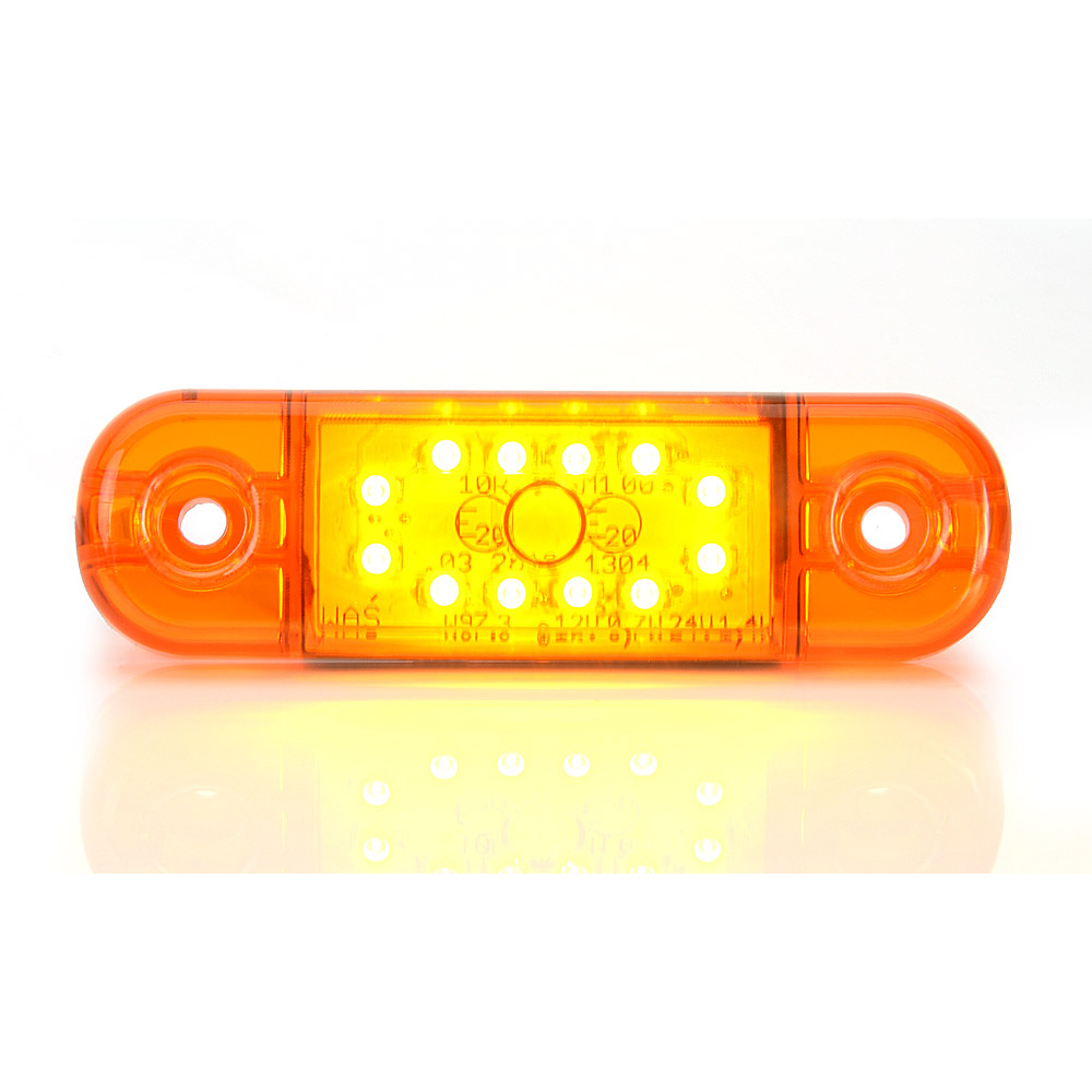 Lampa gabarit LED, 714 W97.3, 12V-24V, pozitie portocaliu, WAS 43416