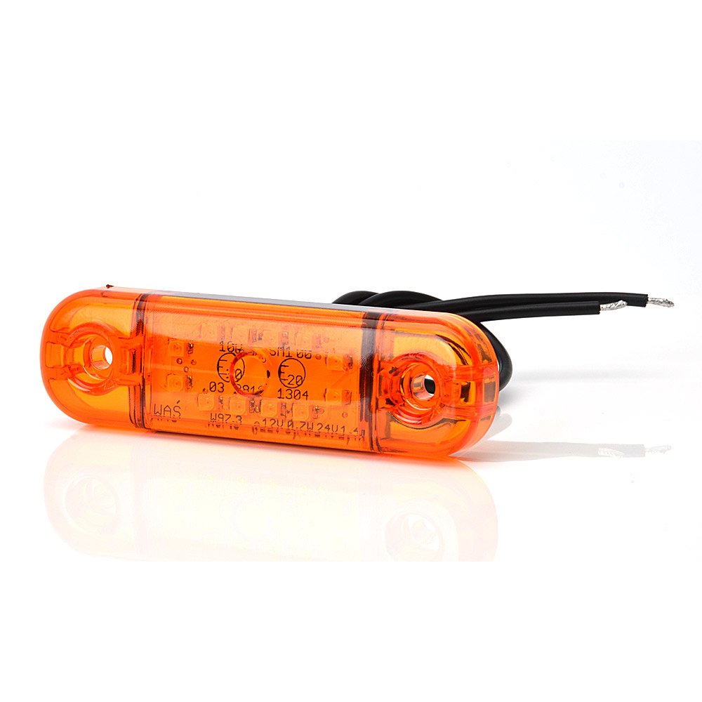 Lampa gabarit LED, 714 W97.3, 12V-24V, pozitie portocaliu, WAS 43416