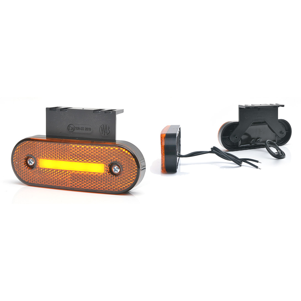Lampa gabarit LED, 1219 W174, 12V-24V, pozitie portocaliu, WAS 43481