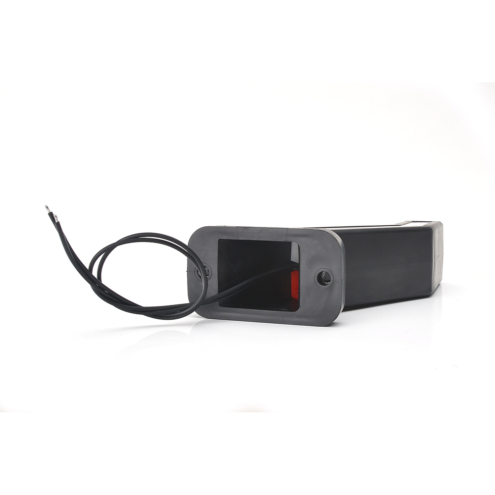 Lampa gabarit LED, cu brat, 1165P W168.1, 12V-24V, pozitie alb / rosu / portocaliu, dreapta, WAS 43475