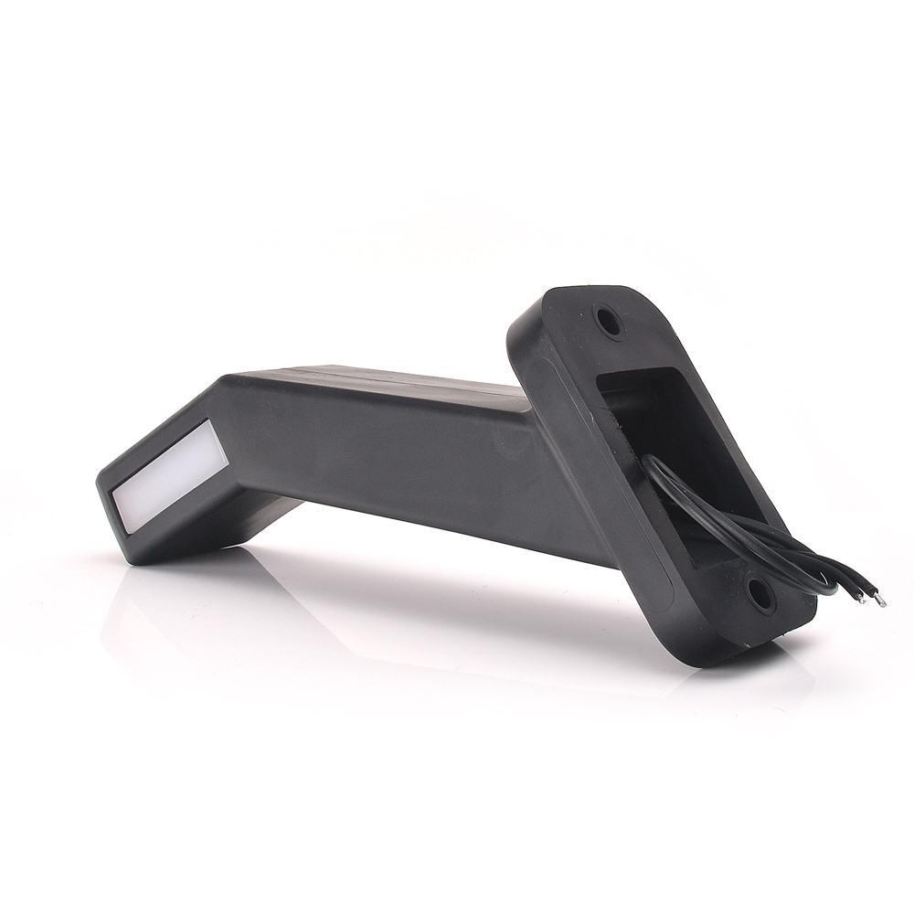 Lampa gabarit LED, cu brat, 1171P W168.4, 12V-24V, pozitie alb / rosu / portocaliu, dreapta, WAS 43480