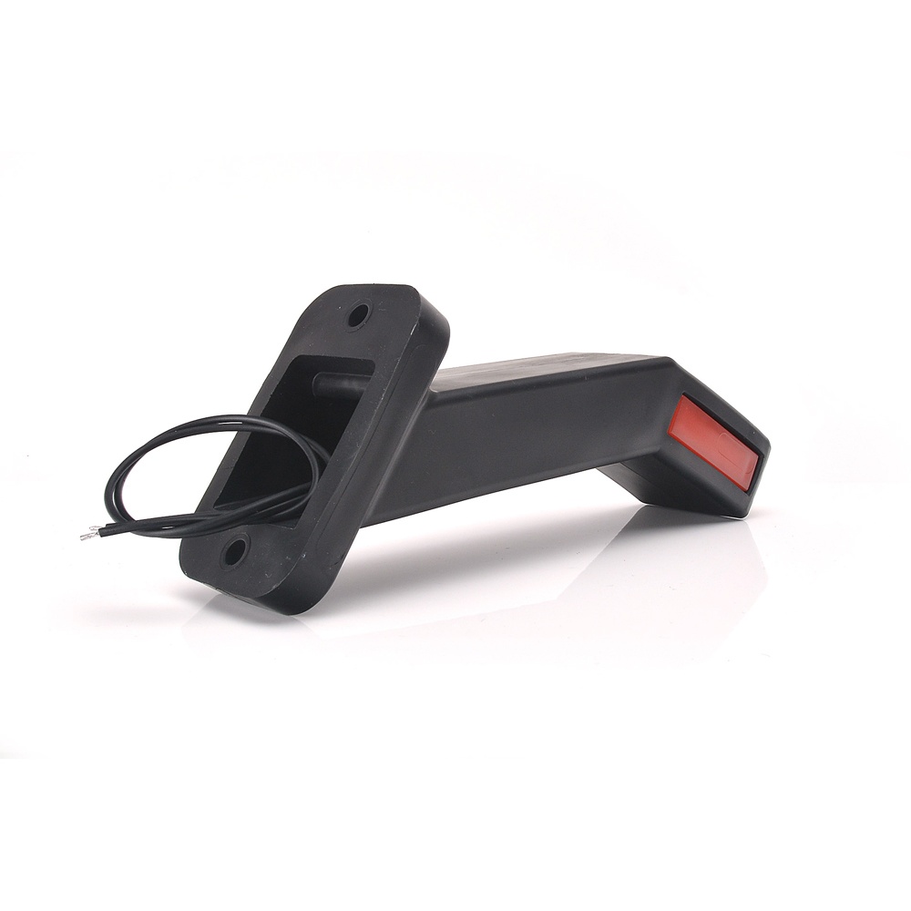 Lampa gabarit LED, cu brat, 1171P W168.4, 12V-24V, pozitie alb / rosu / portocaliu, dreapta, WAS 43480