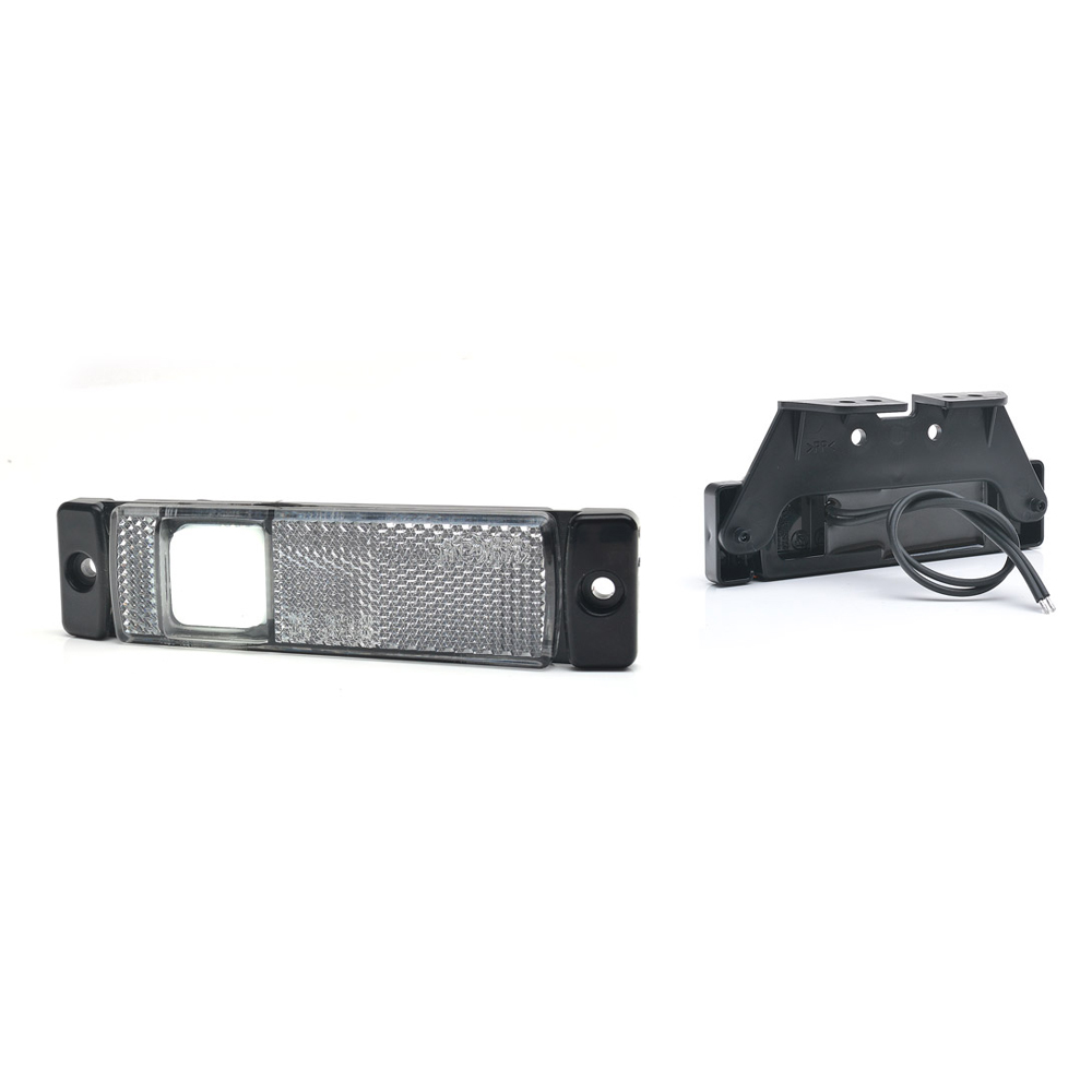 Lampa gabarit LED, 1237 W45Ns, 12V-24V, pozitie alb, WAS 43493