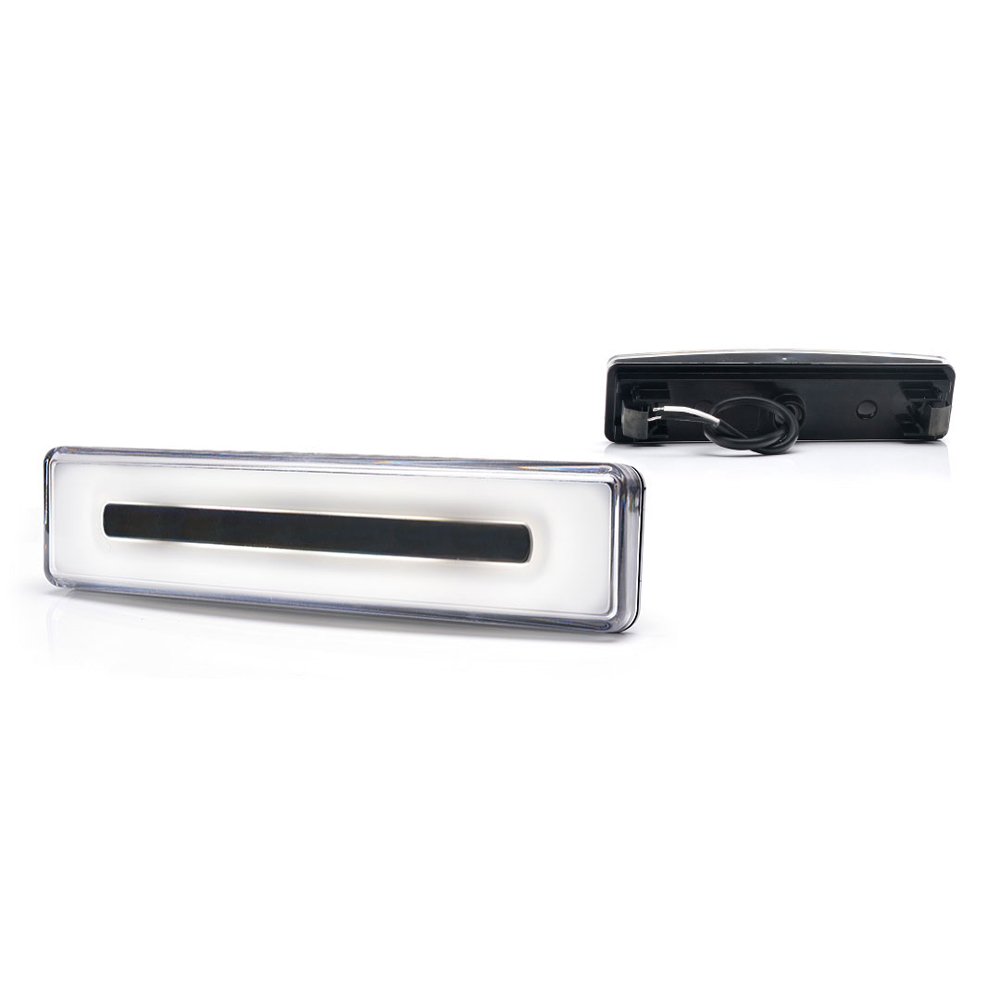 Lampa gabarit LED, 1349 W190N, 12V-24V, pozitie alb, WAS 43503