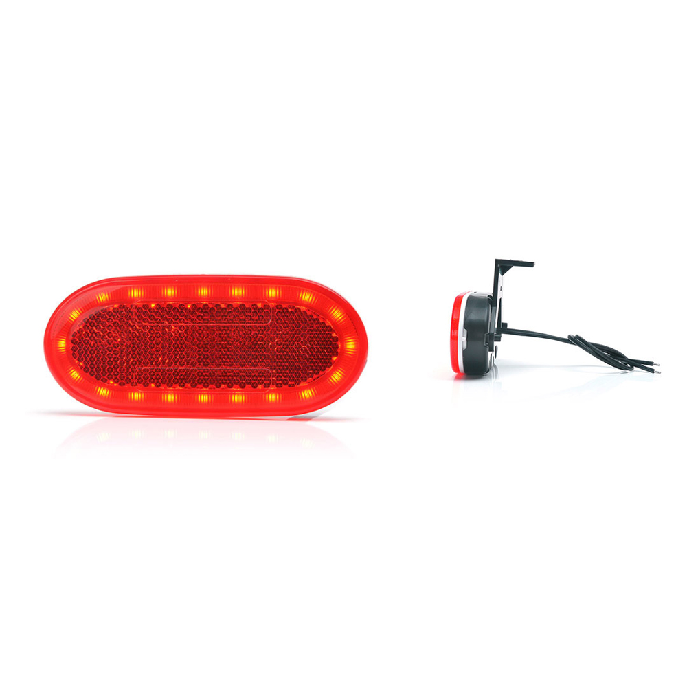 Lampa gabarit LED, 1387 W197, 12V-24V, pozitie rosu, WAS 43505