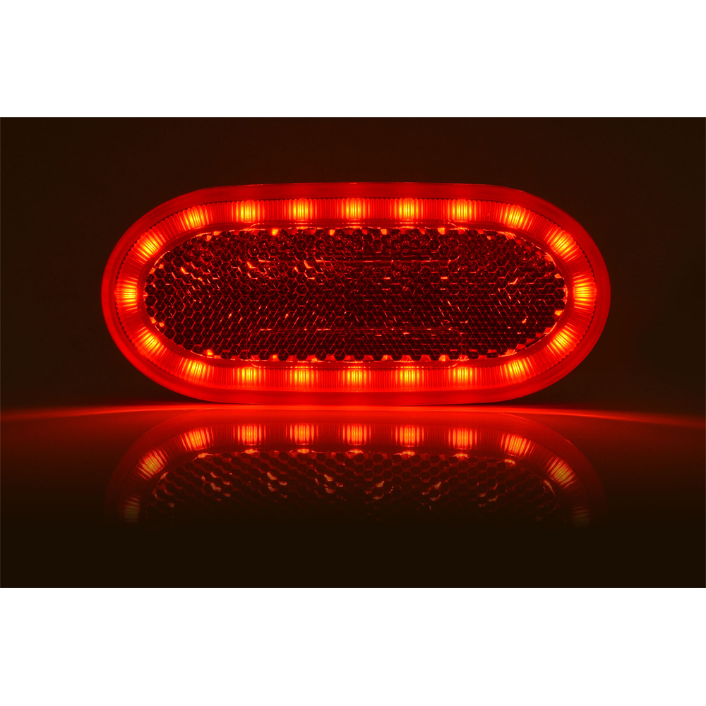 Lampa gabarit LED, 1387 W197, 12V-24V, pozitie rosu, WAS 43505