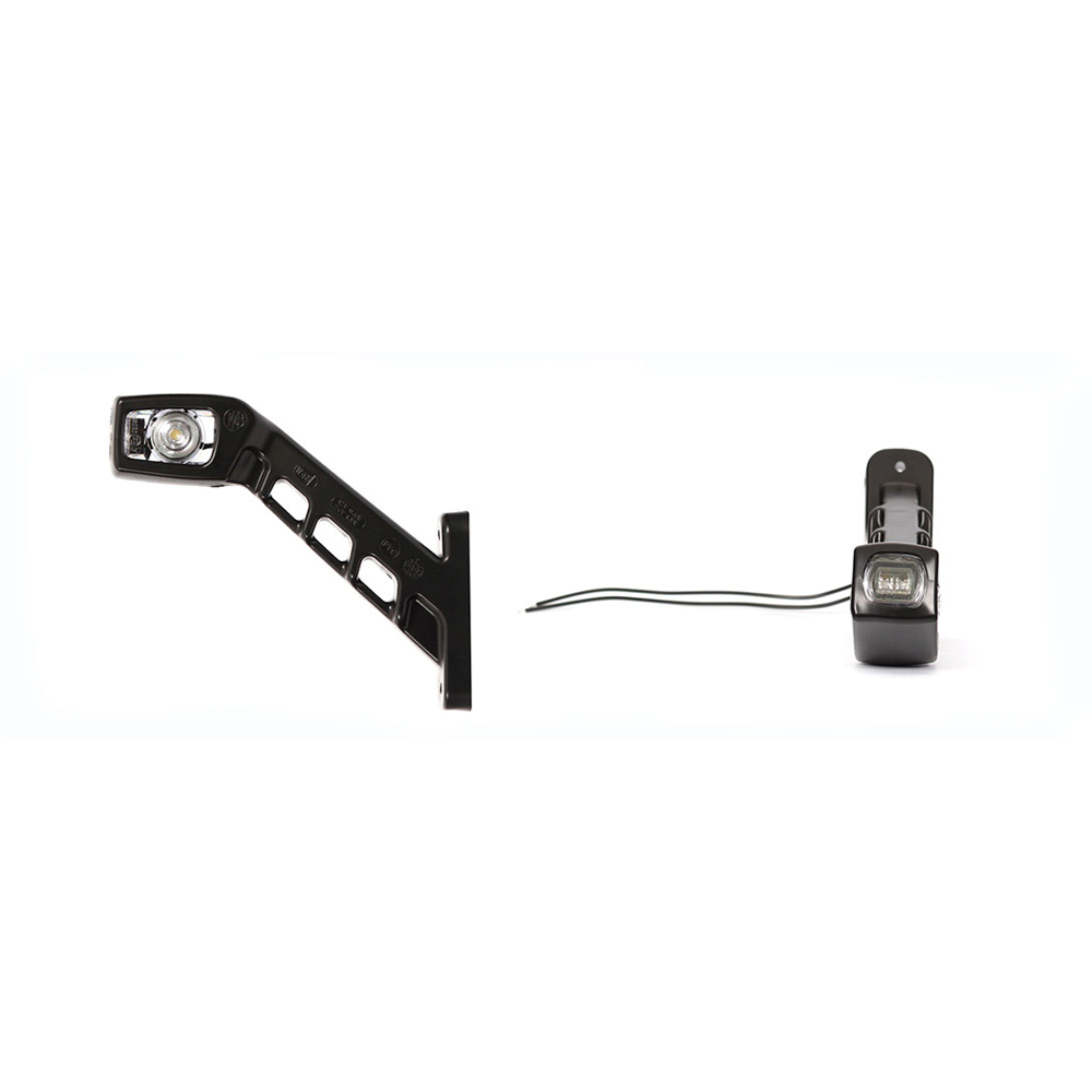Lampa gabarit LED, cu brat, 238L W48, 12V-24V, pozitie alb / rosu / portocaliu stanga, WAS 43381