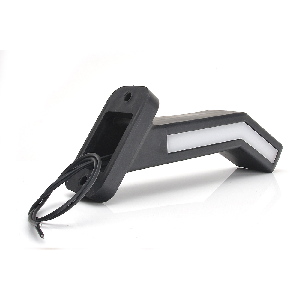 Lampa gabarit LED, cu brat, 1165L W168.1, 12V-24V, pozitie alb / rosu / portocaliu stanga, WAS 43474
