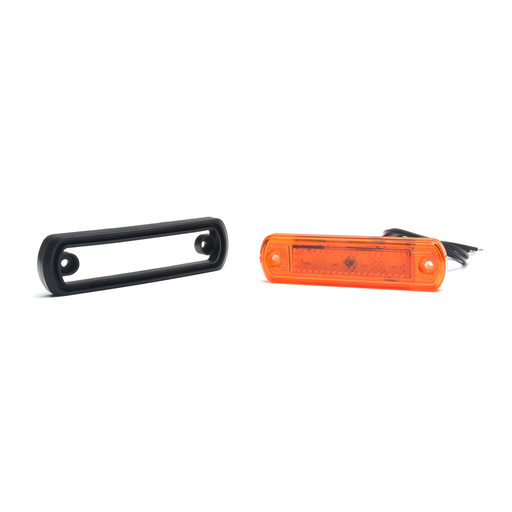 Lampa gabarit LED, 1338 W189, 12V-24V, pozitie portocaliu, WAS 43496