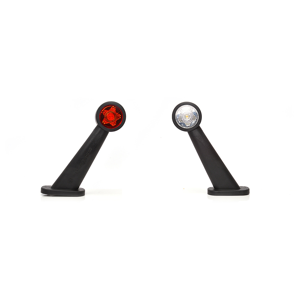 Lampa gabarit LED, cu brat, 875L W21.3Star, 12V-24V, pozitie alb / rosu stanga, WAS 43433