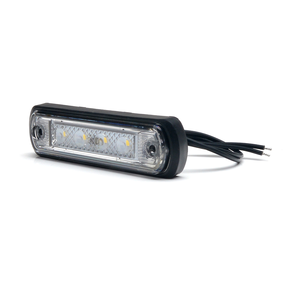 Lampa gabarit LED, 1340 W189, 12V-24V, pozitie alb, WAS 43498