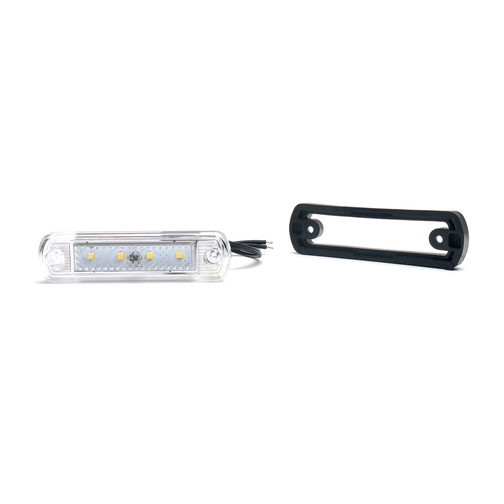 Lampa gabarit LED, 1340 W189, 12V-24V, pozitie alb, WAS 43498