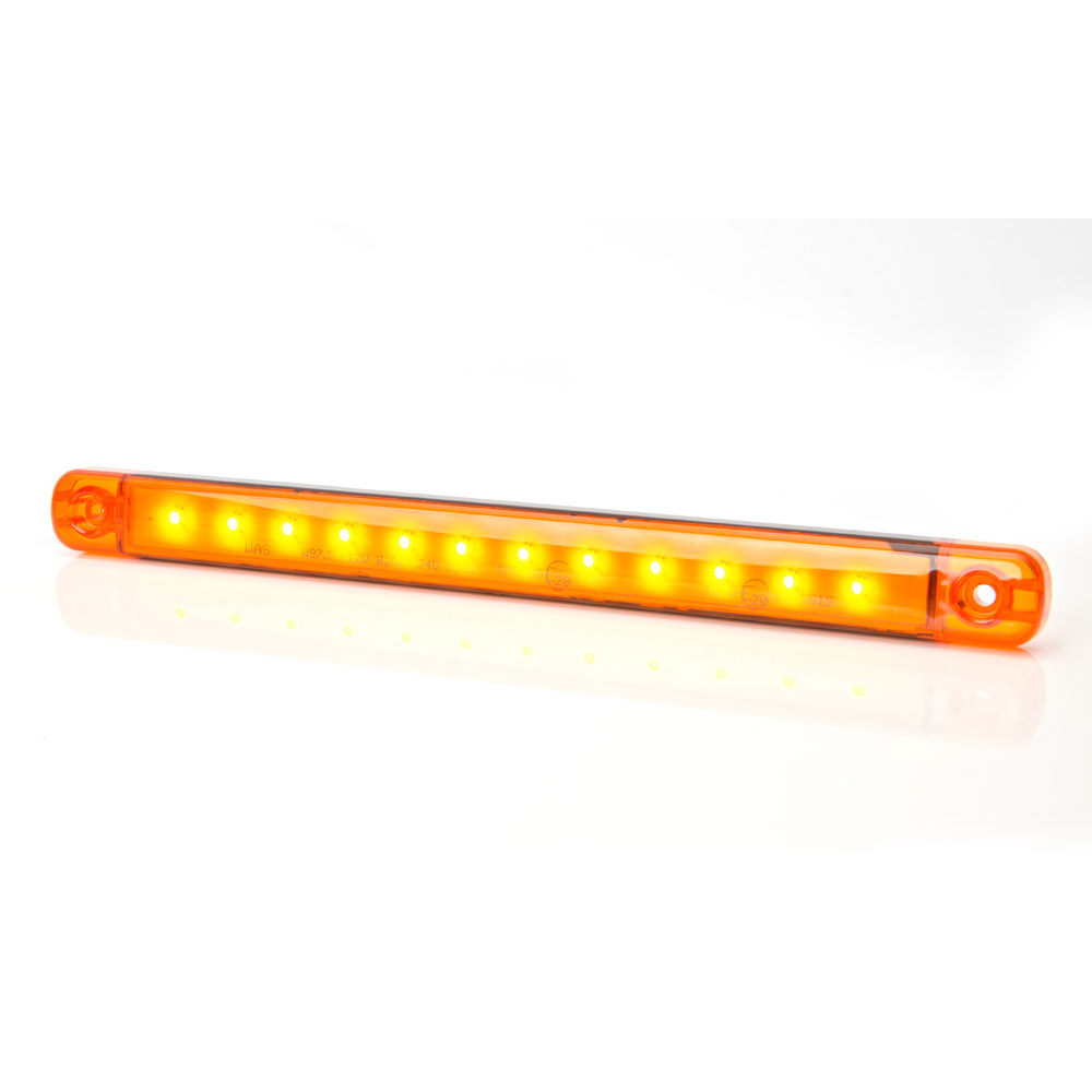 Lampa gabarit LED, 720 W97.5, 12V-24V, pozitie portocaliu, WAS 43422