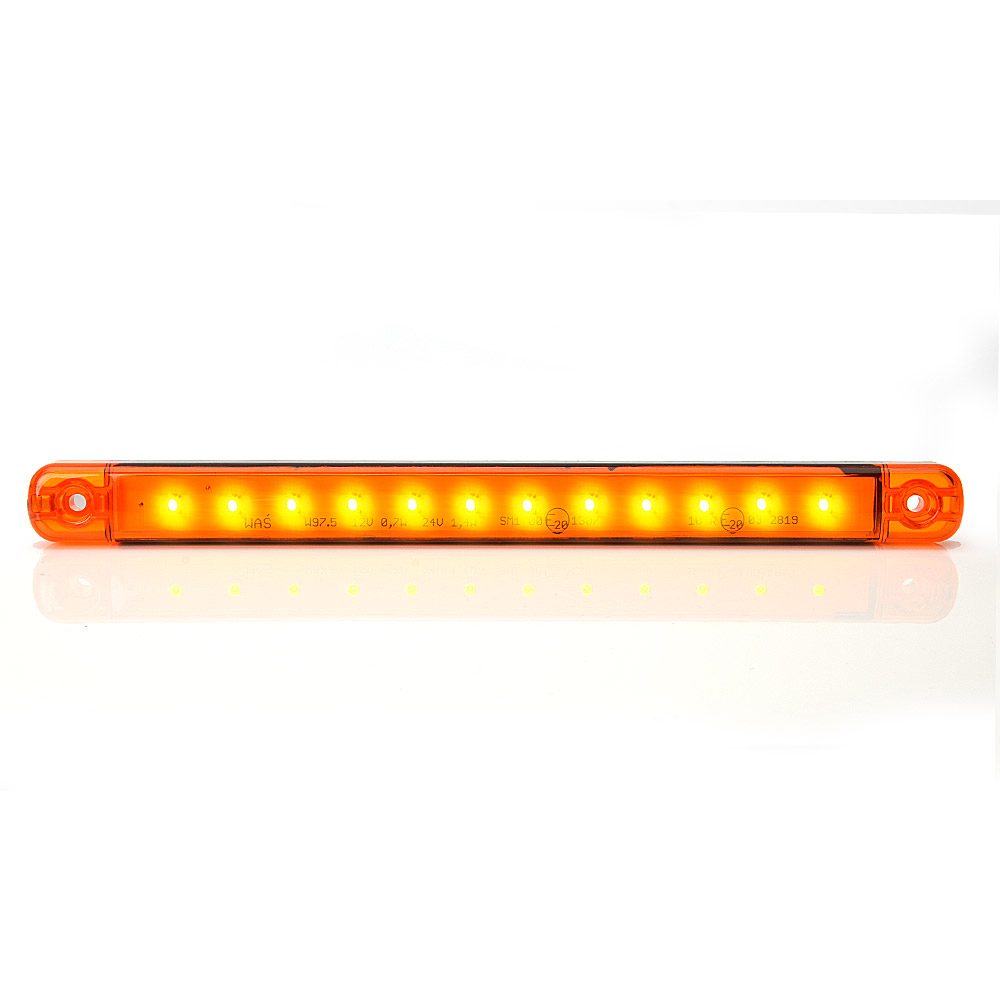 Lampa gabarit LED, 720 W97.5, 12V-24V, pozitie portocaliu, WAS 43422