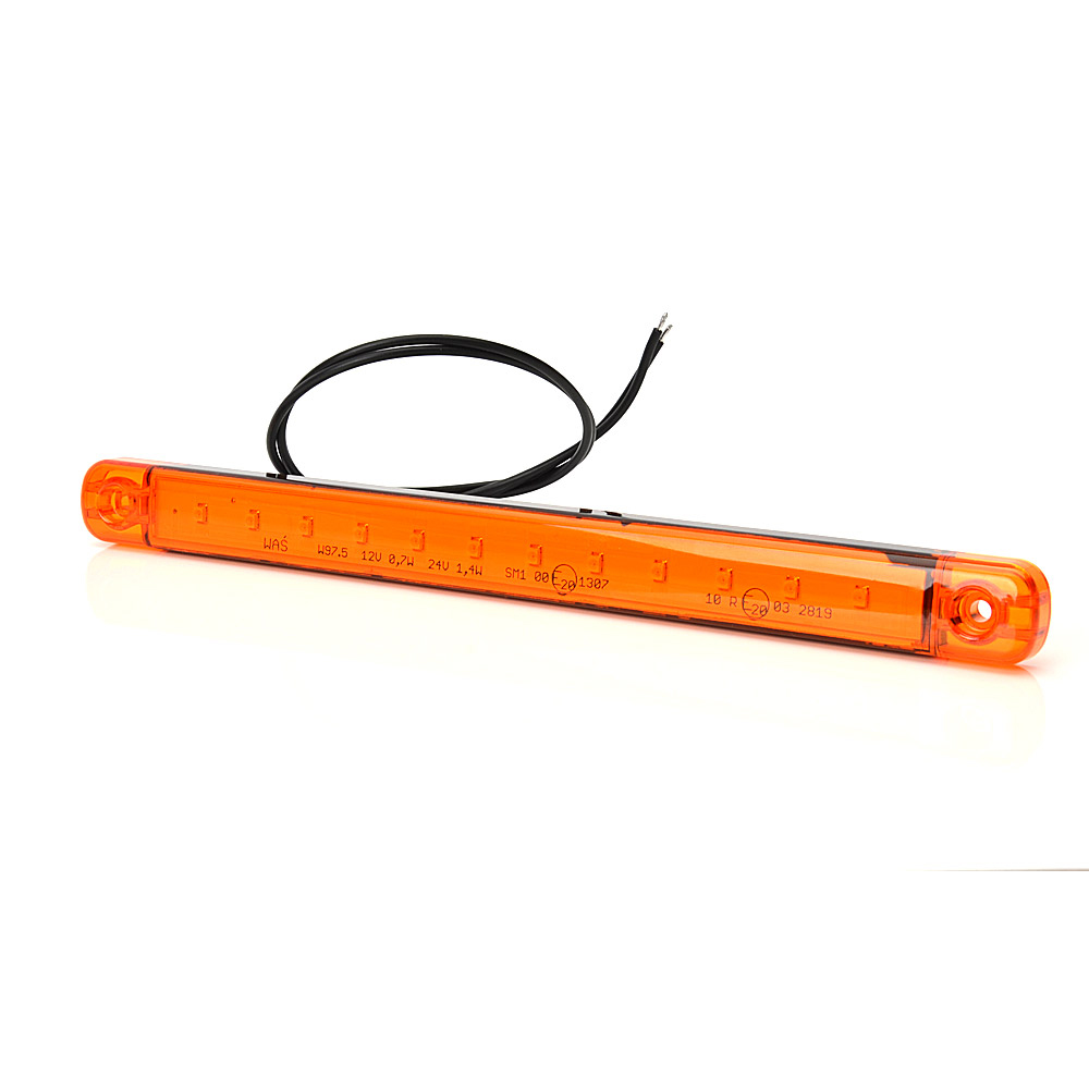 Lampa gabarit LED, 720 W97.5, 12V-24V, pozitie portocaliu, WAS 43422